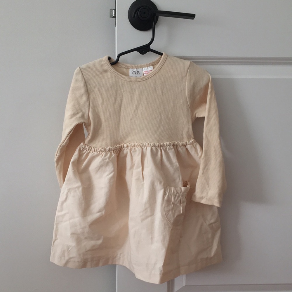 Zara cotton girls dress NWT
